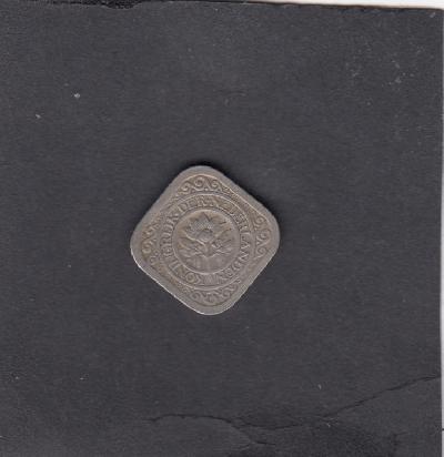 Beschrijving: 5 Cent WILHELMINA 